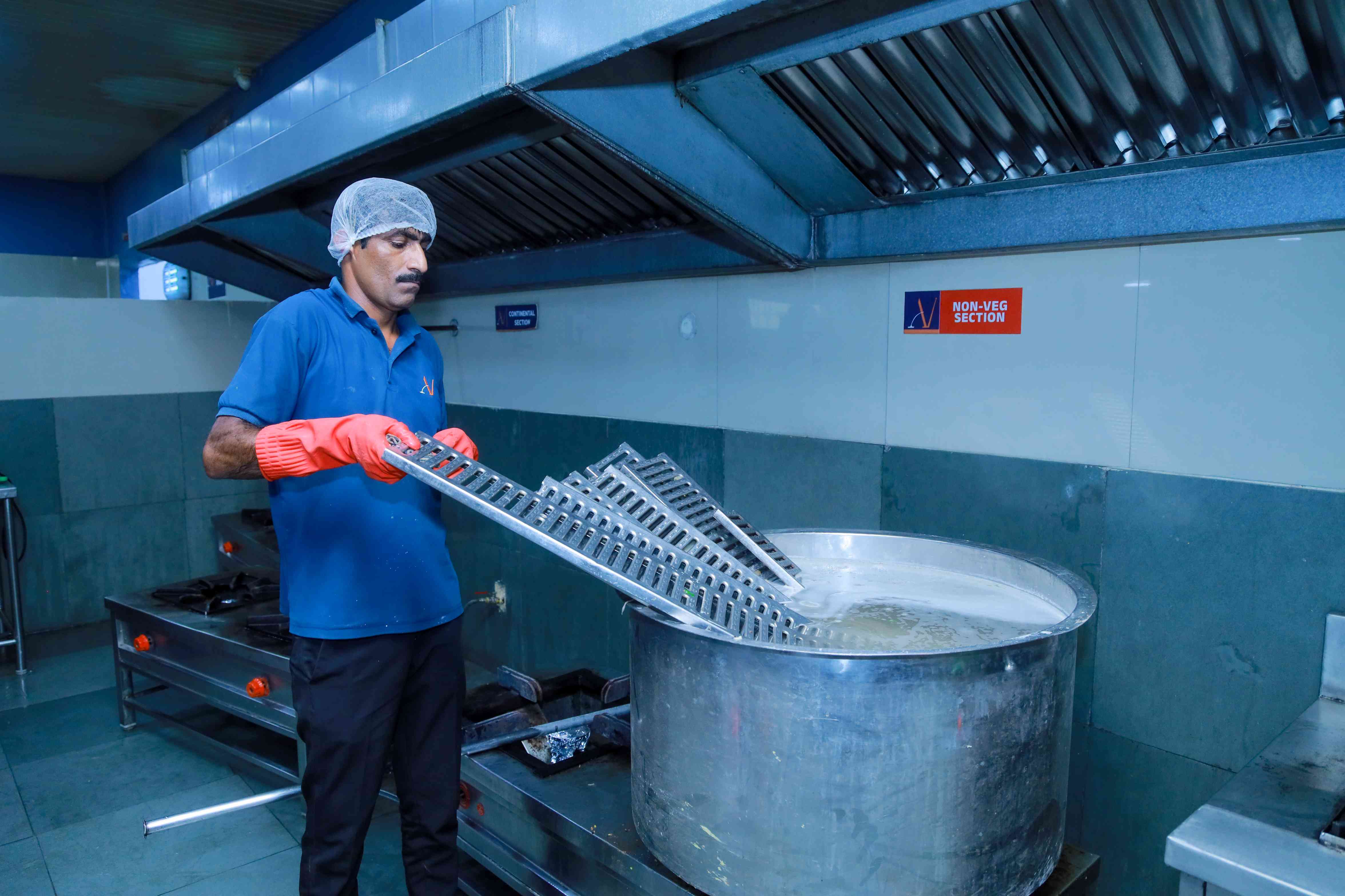 Regular cleaning of vessels